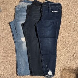 Jeans from Torrid, Kut from the Kloth, KanCan all size 18